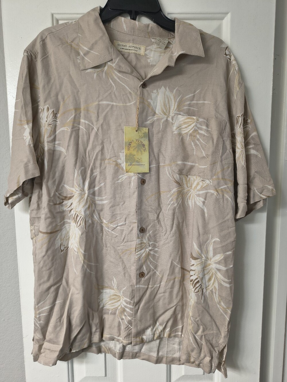 Island Republic Silk Blend Hawaiian Shirt XL – New with Tags